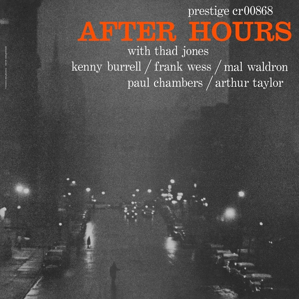Thad Jones, Frank Wess, Kenny Burrell, Mal Waldron - After Hours (Original Jazz Classics Series)  -  [180g LP] Vinyl Record