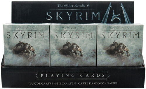 The Elder Scrolls Skyrim Playing Cards 12ct Dis - The Elder Scrolls Skyrim Playing Cards 12ct Dis - Collectibles