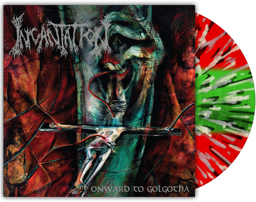 Incantation - Onward To Golgotha -  [Three Color Stripe with Splatter LP] Vinyl Record