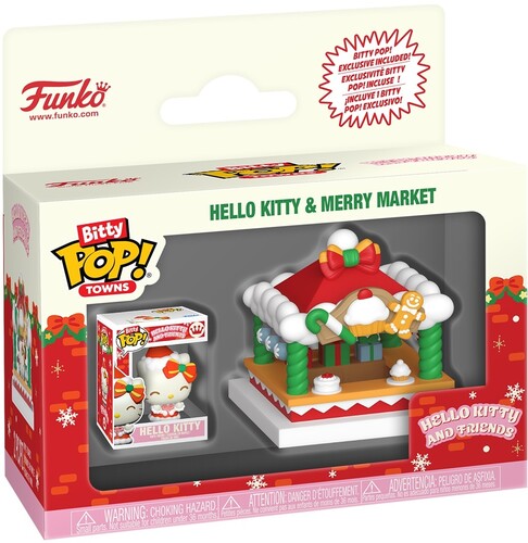 Bitty Pop Town Hello Kitty Holiday - Bitty Pop Town Hello Kitty Holiday Merry Market - Collectibles