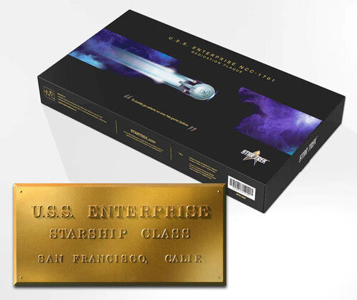 Star Trek Uss Enterprise Ncc1701 Dedication Plaque - Star Trek Uss Enterprise Ncc1701 Dedication Plaque - Collectibles