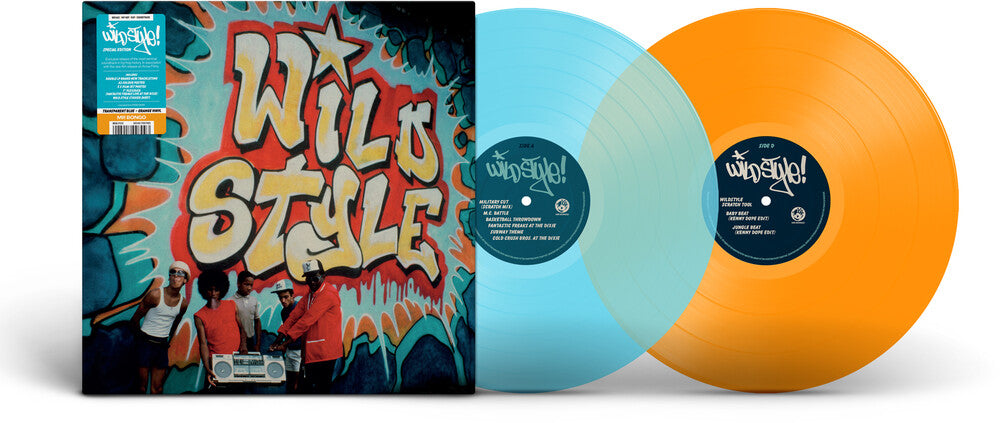 Various Artists - Wild Style [Indie Exclusive Transparent Blue and Orange] Vinyl Record