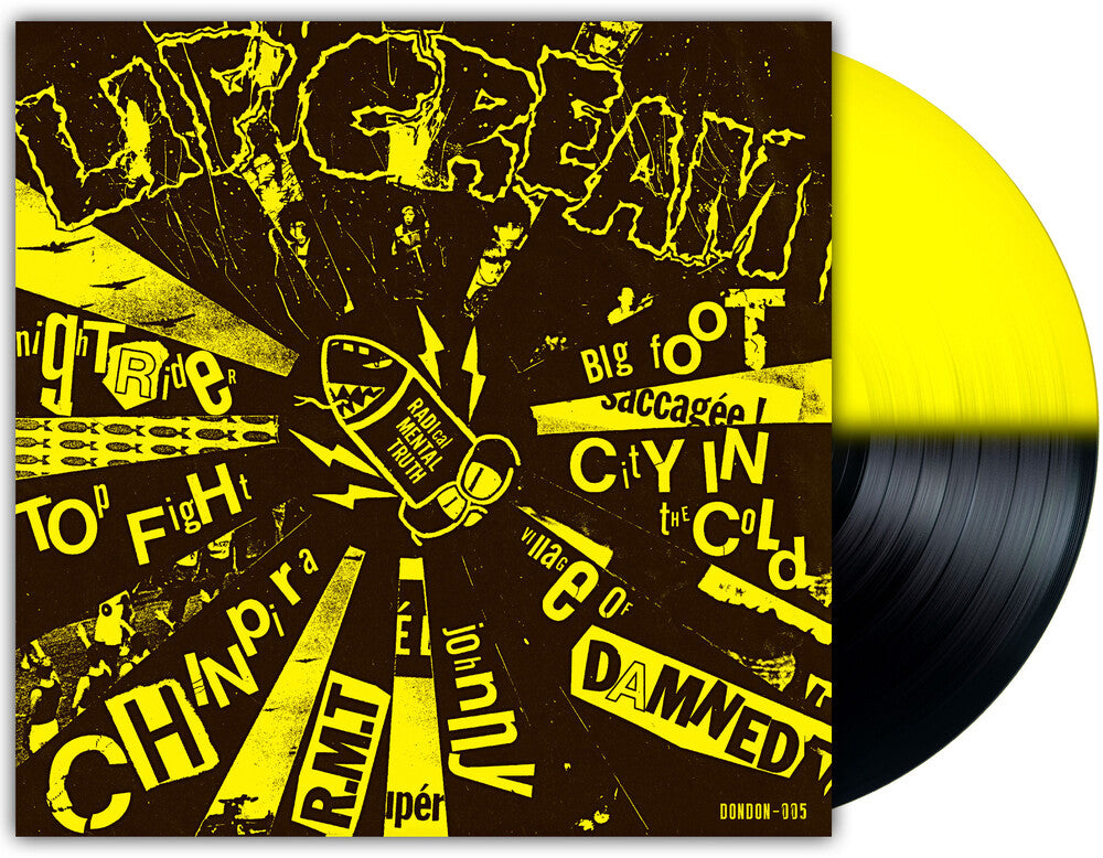 Lip Cream - Big Foot Cassette [Orchard Indie Exclusive Half Black and Half Yellow LP] Vinyl Record
