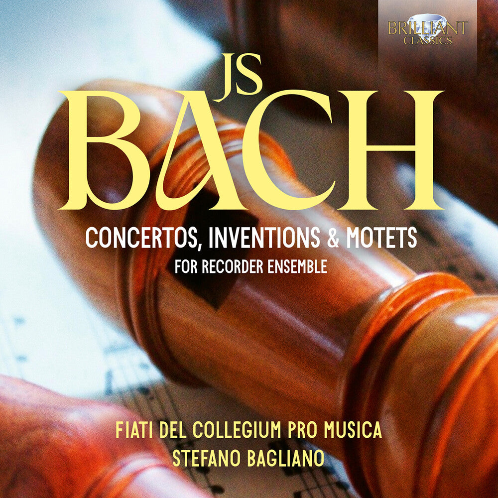 J.S. Bach: Cons Inventions & Motets For Recorder Music CD
