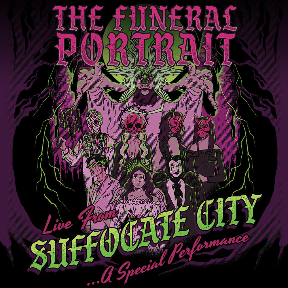 the album cover for Funeral Portrait - Live From Suffocate City (2pc) (W/Cd) / (Bonc)