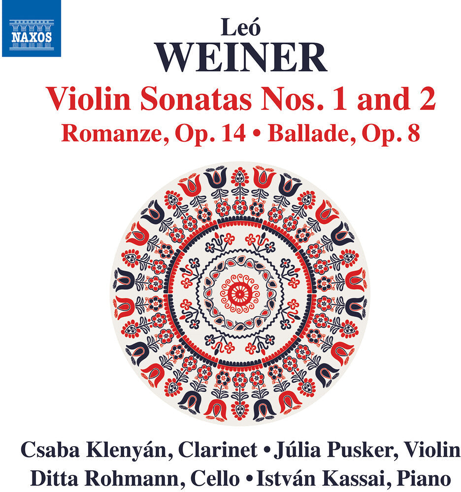 Weiner: Vn Sons Nos. 1-2 Romanze Ballade Music CD