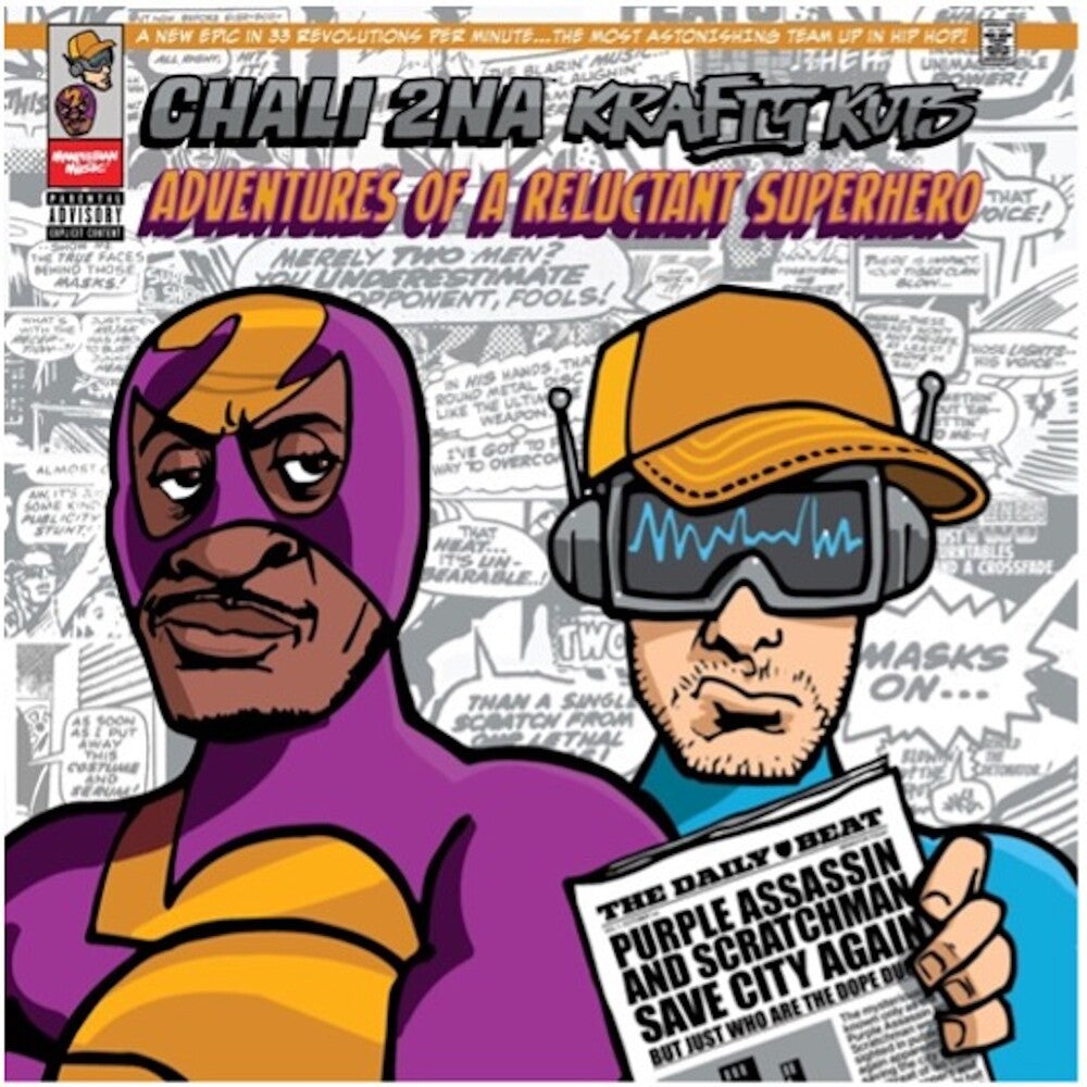 Chali 2na / Krafty Kuts - Adventures Of A Reluctant Superhero [Indie Exclusive] [Colored Vinyl] Vinyl Record