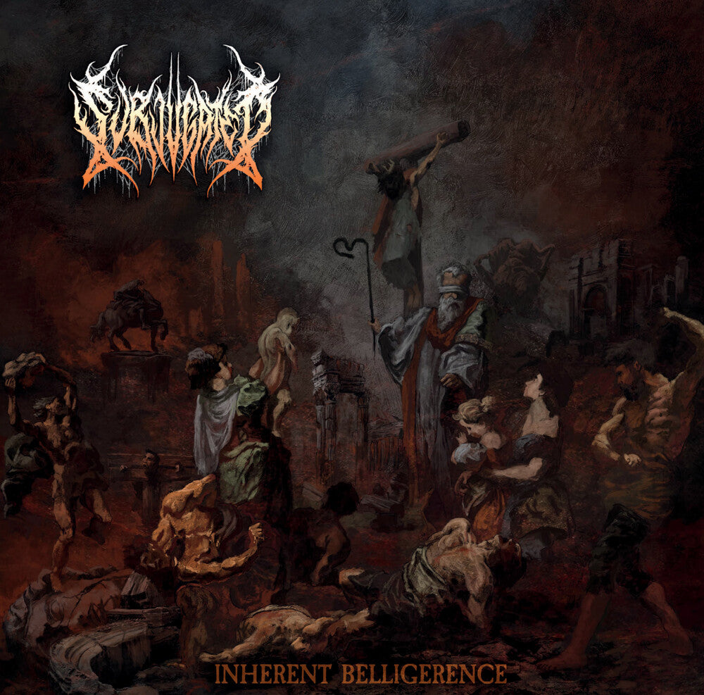 the album cover for Subjugated - Inherent Belligerence
