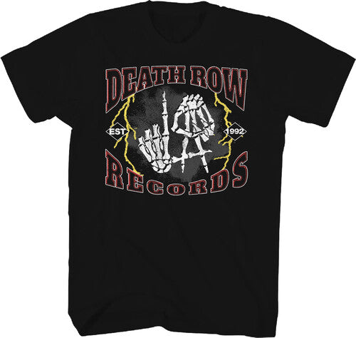 Death Row Records La Fingers T-shirt 2x Lrg Blk - Death Row Records La Fingers T-shirt 2x Lrg Blk - Apparel