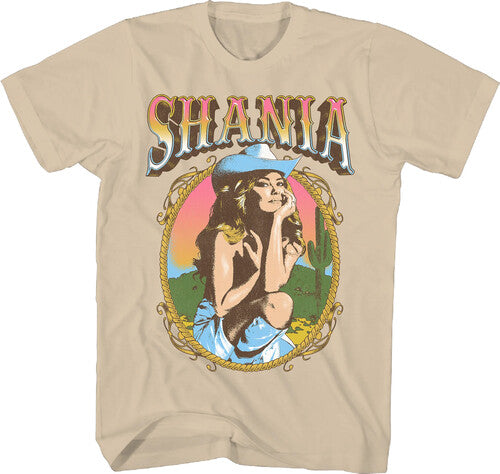 Shania Twain Cowgirls T-shirt Medium Sand - - Shania Twain Cowgirls T-shirt Medium Sand - - Apparel