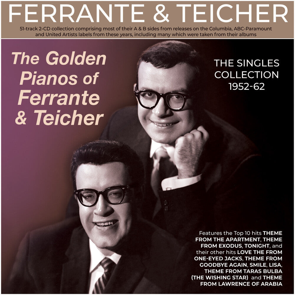 the album cover for Ferrante & Teicher - Golden Pianos Of Ferrante & Teicher: The Singles