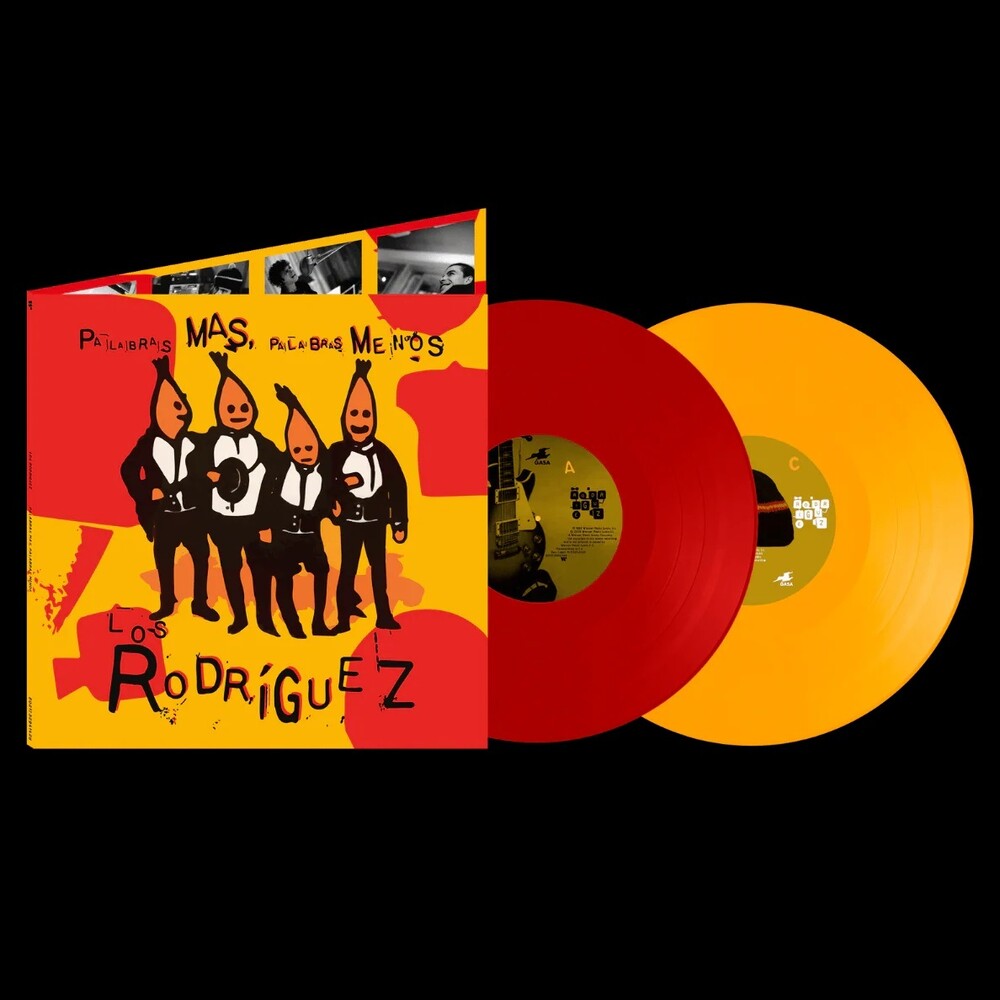 Los Rodriguez - Palabras Mas Palabras Menos - Yellow & Red Vinyl [LP] Vinyl Record