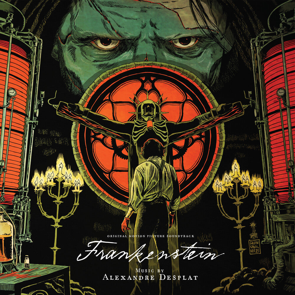 Alexandre Desplat - Frankenstein - O.S.T. [White and Red Splatter] Vinyl Record
