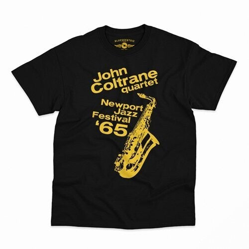 John Coltrane Newport Jazzt-shirt Black 2xl - John Coltrane Newport Jazzt-shirt Black 2xl - Apparel