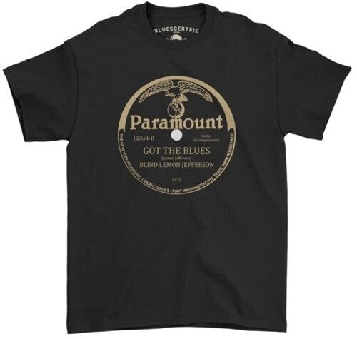 Paramount Records Got The Blues T-shirt Black Xl - Paramount Records Got The Blues T-shirt Black Xl - Apparel
