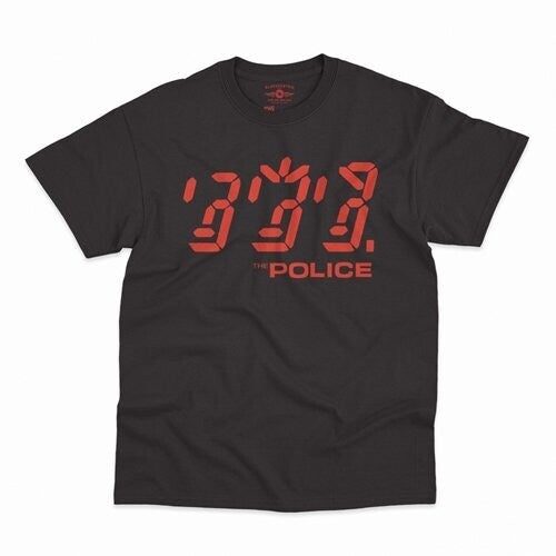 Police Ghost Machine Album T-shirt Black Large - Police Ghost Machine Album T-shirt Black Large - Apparel