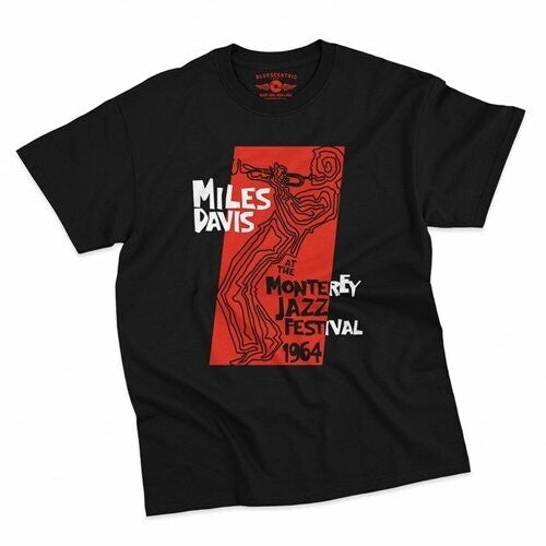 Miles Davis Mont Jazz Fest 1964 Shirt Black Small - Miles Davis Mont Jazz Fest 1964 Shirt Black Small - Apparel
