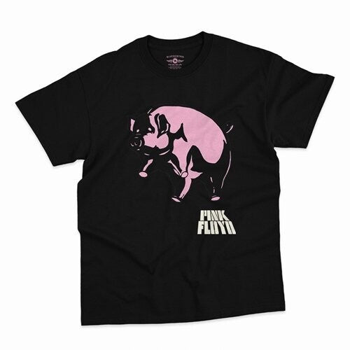 Pink Floyd Algie Pig T-shirt Black Small - Pink Floyd Algie Pig T-shirt Black Small - Apparel
