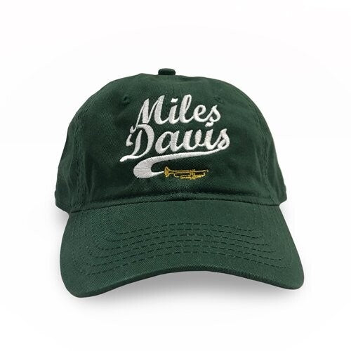 Miles Davis Trumpet Unstructured Hat - Green - Miles Davis Trumpet Unstructured Hat - Green - Apparel