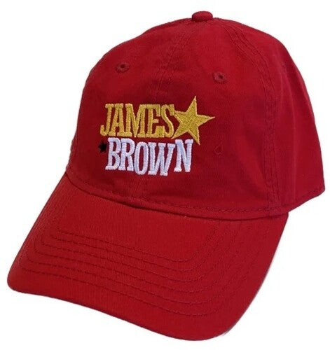 James Brown Unstructured Hat - Red - James Brown Unstructured Hat - Red - Apparel