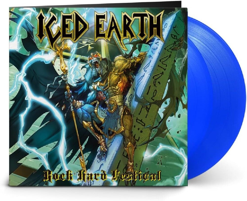 Iced Earth - Rock Hard Festival - Ltd Transparent Blue Vinyl [LP] Vinyl Record