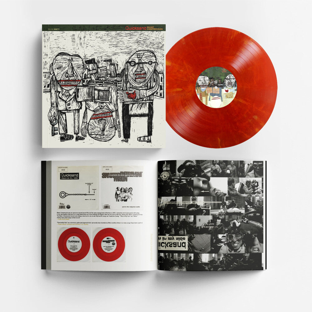 Quicksand - Manic Compression [Eruption Marble Vinyl Deluxe Book] Vinyl Record