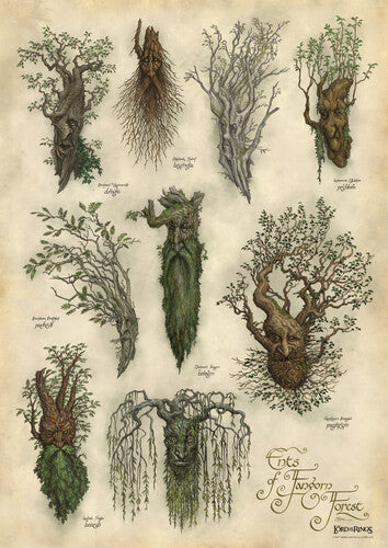 Art Print - Ent's Of Fangorn Forest - Art Print - Ent's Of Fangorn Forest - Collectibles