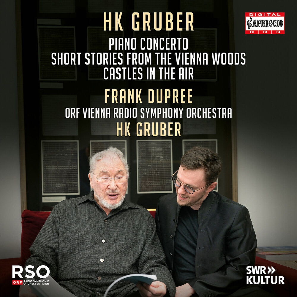 Hk Gruber: Short Stories From The Vienna Woods Pno Music CD