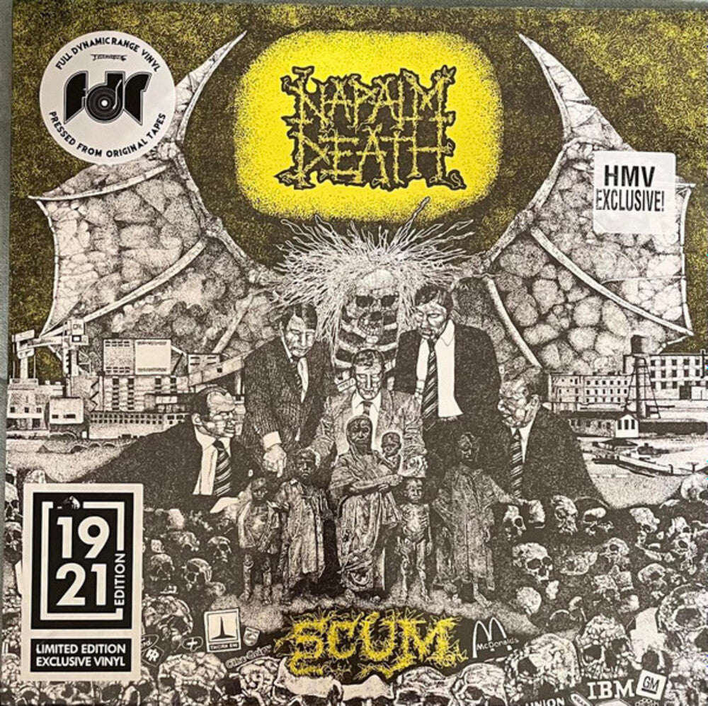 Napalm Death - Scum - White Vinyl [Colored Vinyl] (Wht) (Uk) Vinyl Record
