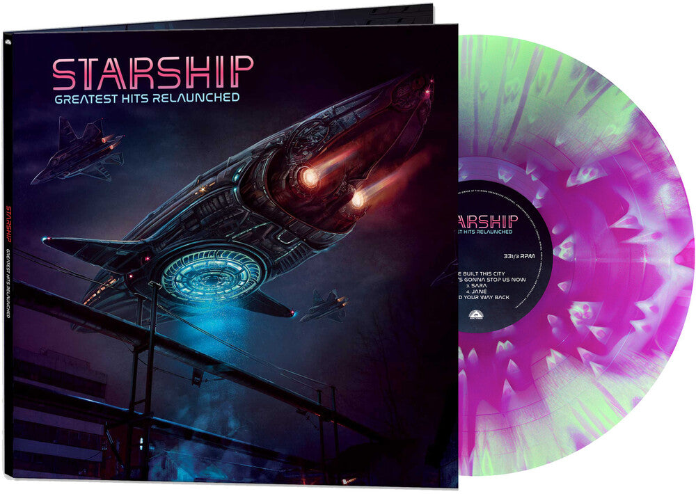 Starship - Greatest Hits Relaunched -  [Green & Purple Splatter LP] Vinyl Record