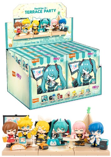 Blokees - Fantastics Miku Terrace Party 6pc Pdq - Blokees - Fantastics Miku Terrace Party 6pc Pdq - Collectibles