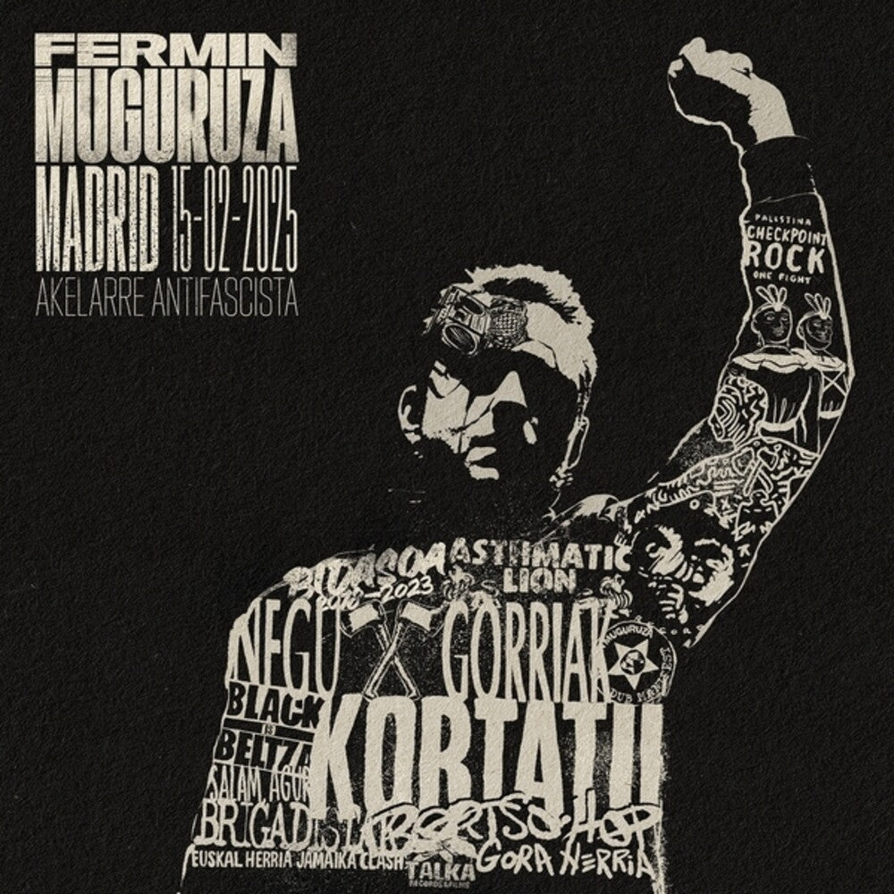 Fermin Muguruza - Madrid 15-02-2025: Akelarre Antifacista [LP] Vinyl Record