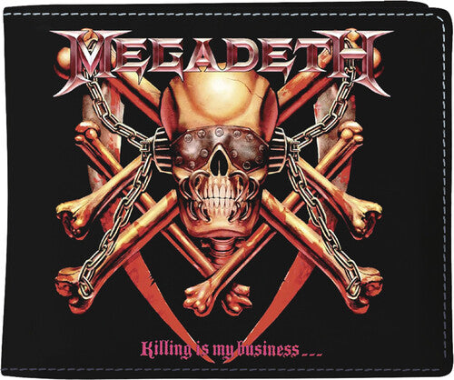 Rocksax Megadeth Killing Business Wallet Black - Rocksax Megadeth Killing Business Wallet Black - Special Products