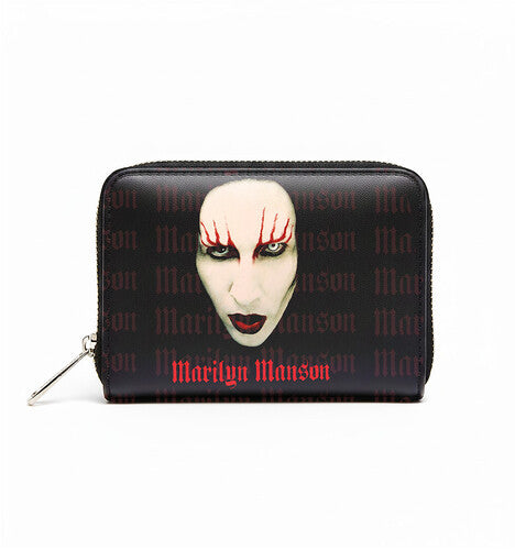 Rocksax Marilyn Manson Red Lips Logo Purse Black - Rocksax Marilyn Manson Red Lips Logo Purse Black - Special Products