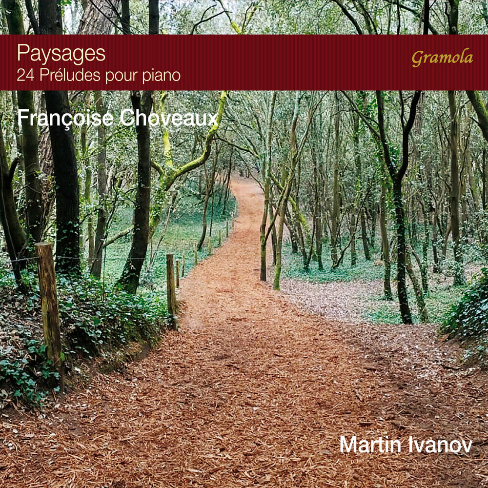 the album cover for Martin Ivanov - Paysages - 24 Preludes Pour Piano