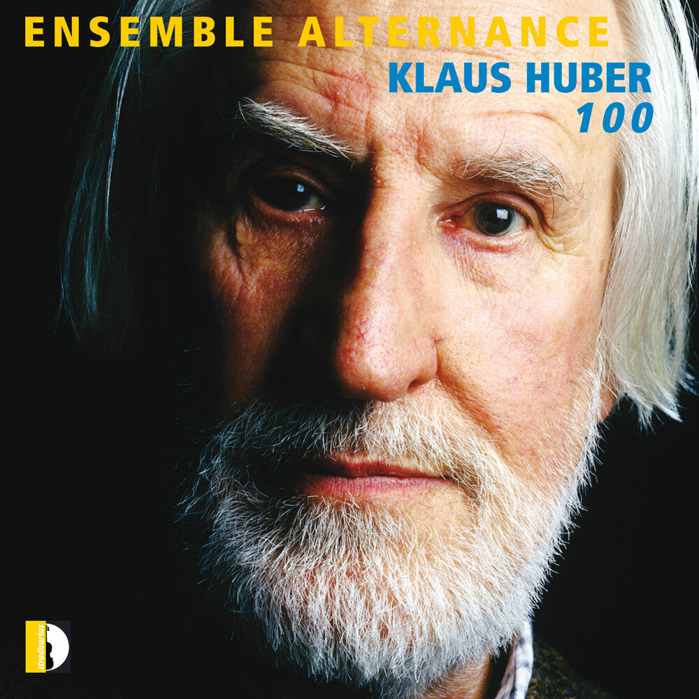 the album cover for Ensemble Alternance - Klaus Huber 100