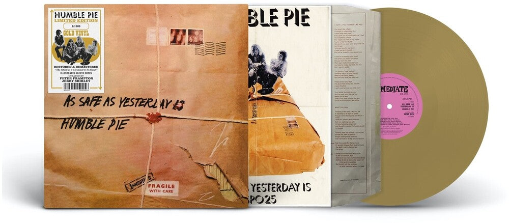 As Safe As Yesterday [Gold] Vinyl Record