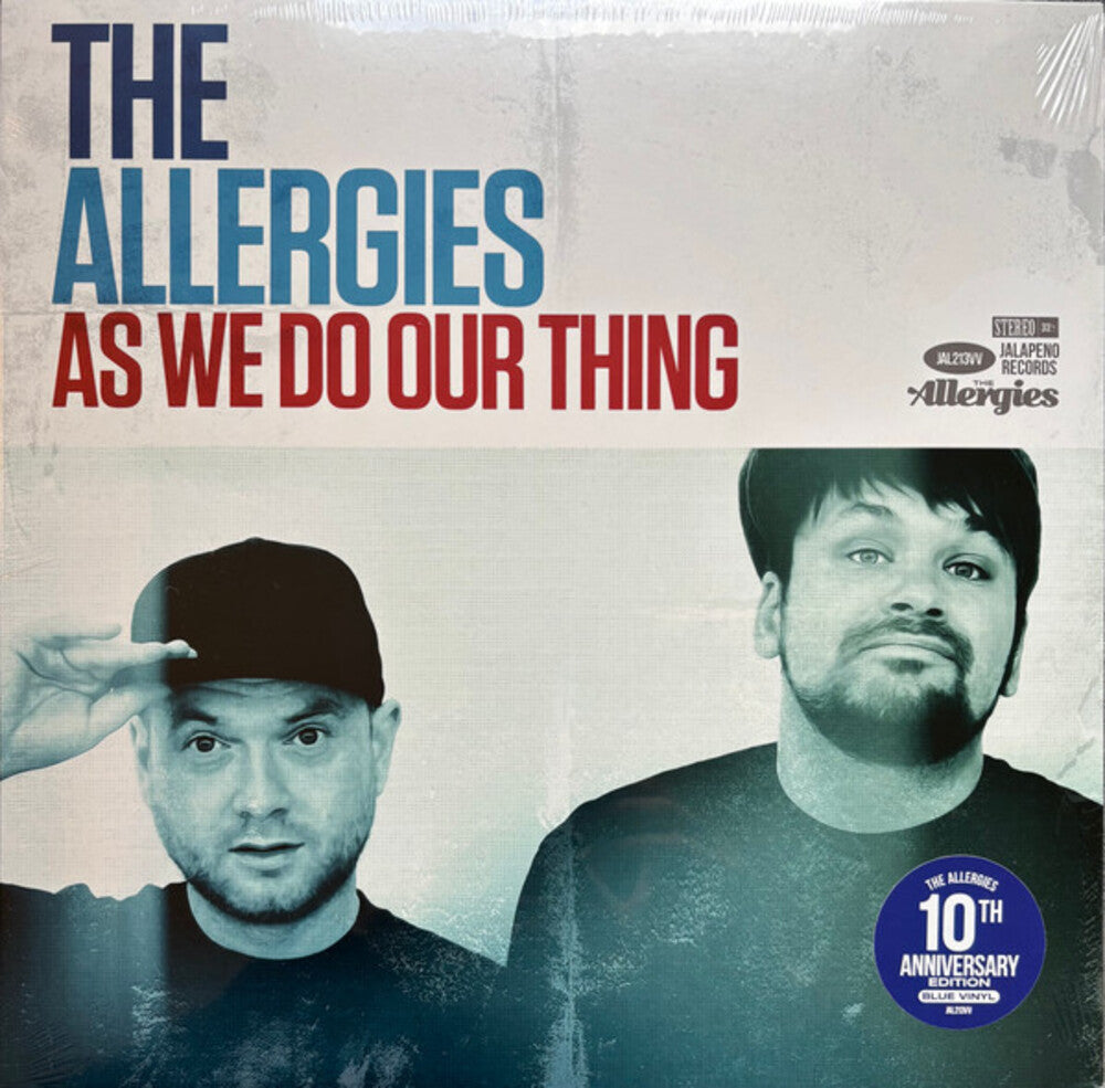 the album cover for Allergies - As We Do Our Thing (Blue) [Colored Vinyl] (Aniv)