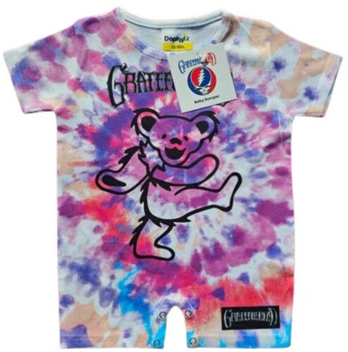 Daphyls Grateful Dead Tie Dye Romper Gdptdr-612 - Daphyls Grateful Dead Tie Dye Romper Gdptdr-612 - Apparel