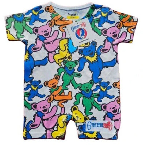 Daphyls Grateful Dead Swirl Bear Romp Dapgdsbr-612 - Daphyls Grateful Dead Swirl Bear Romp Dapgdsbr-612 - Apparel