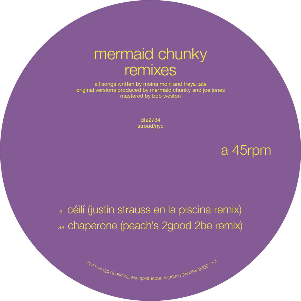 the album cover for Mermaid Chunky - Remixes