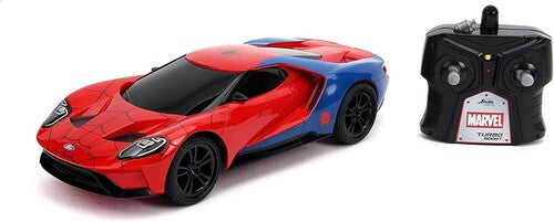 1:16 Hwr 2017 Ford Gt (spider-man) Rc Car - 1:16 Hwr 2017 Ford Gt (spider-man) Rc Car - Collectibles
