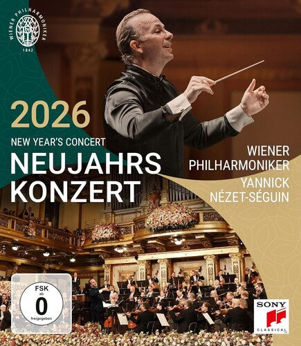 Wiener Philharmoniker / Nezet-seguin,yannick - Neujahrskonzert 2026 / New Year's Concert 2026 - Blu-ray