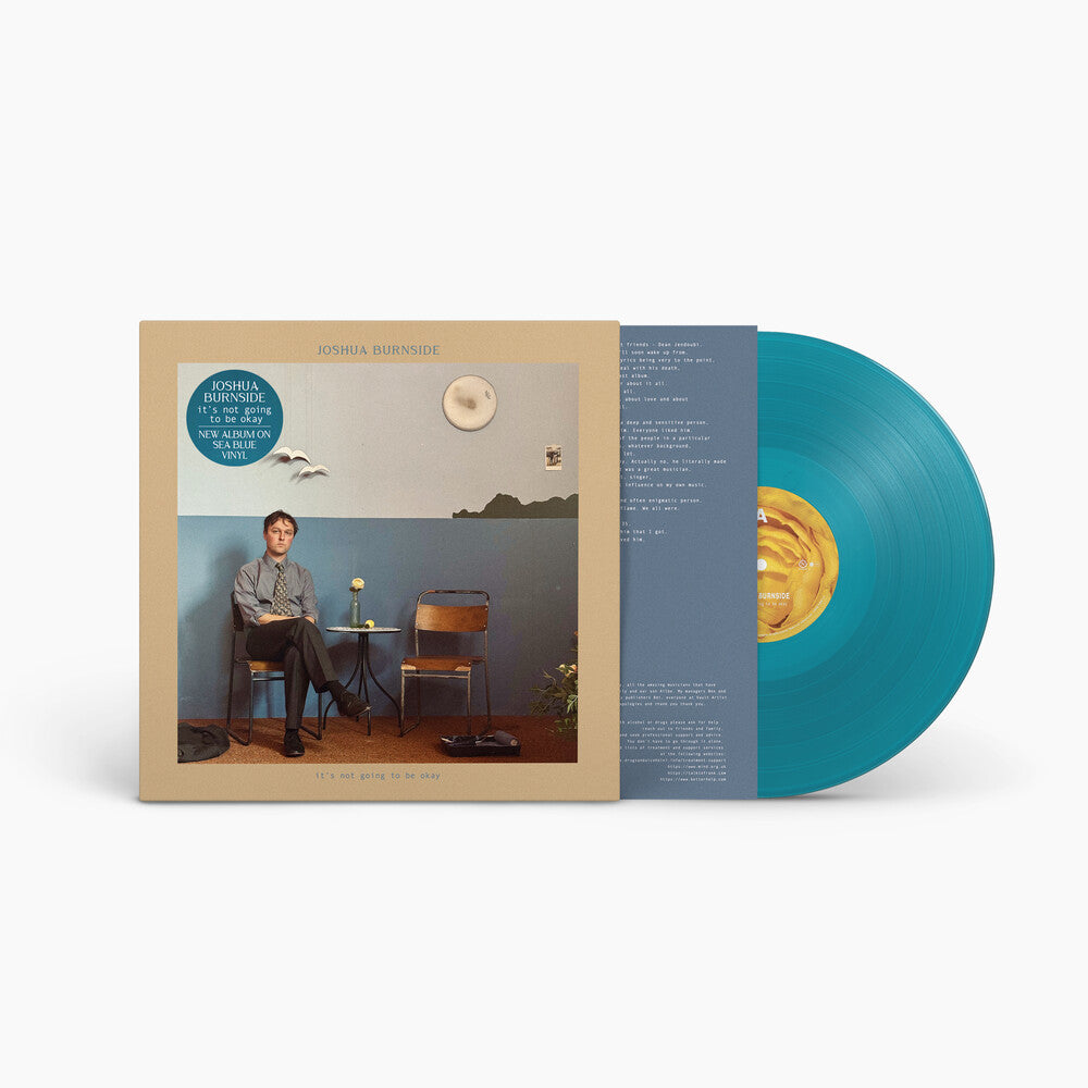 Joshua Burnside - It's Not Going To Be Okay (Blue) [Colored Vinyl] (Ofgv) Vinyl Record