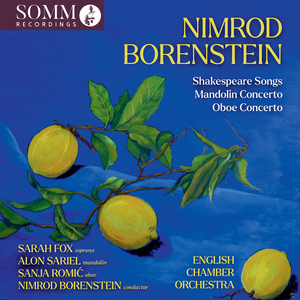 Nimrod Borenstein: Con For Mandolin & Orch: Music CD