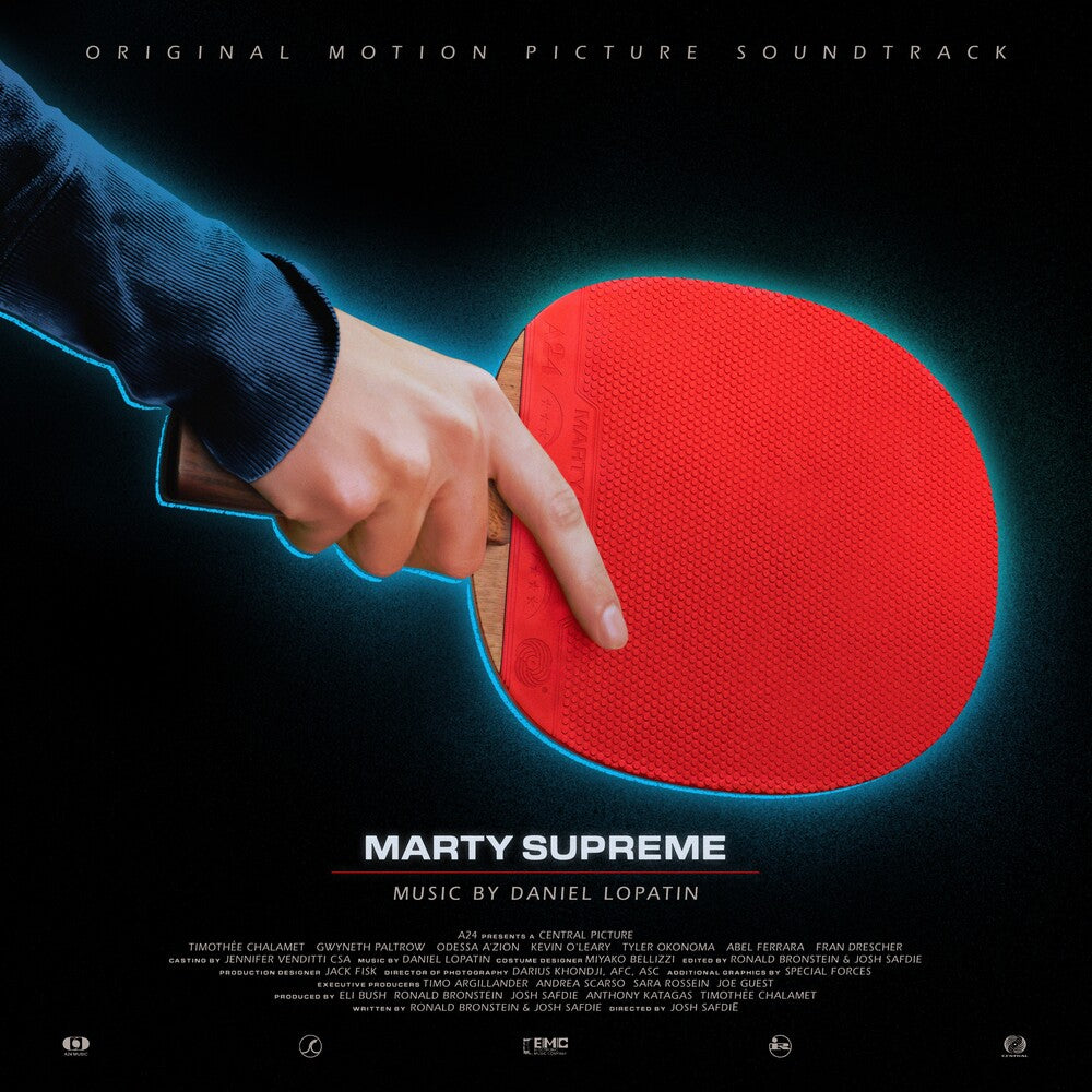 the album cover for Daniel Lopatin - Marty Supreme - O.S.T. [Clear]