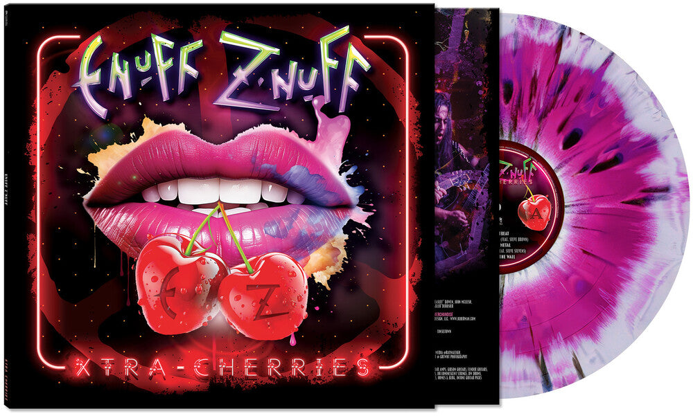 Enuff Z'Nuff - Xtra Cherries [Black/Pink/White Splatter/Haze] Vinyl Record