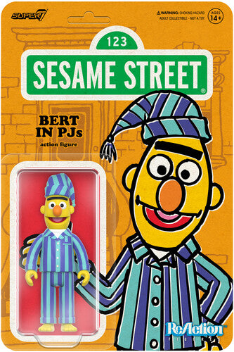Sesame Street Reaction Figures Wave 06 - Bert (pjs - Sesame Street Reaction Figures Wave 06 - Bert (pjs - Collectibles