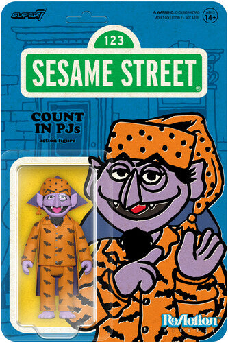 Sesame Street Reaction Figures Wave 06 - Count Von - Sesame Street Reaction Figures Wave 06 - Count Von - Collectibles