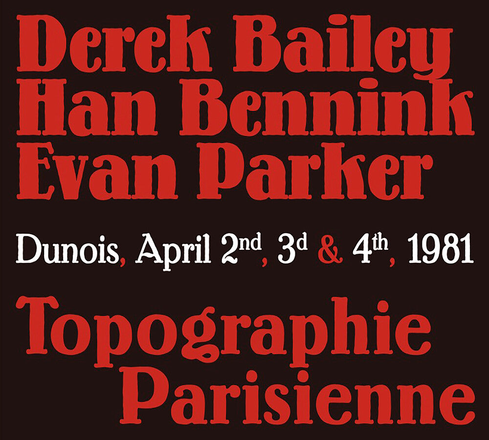 Topographie Parisienne Music CD